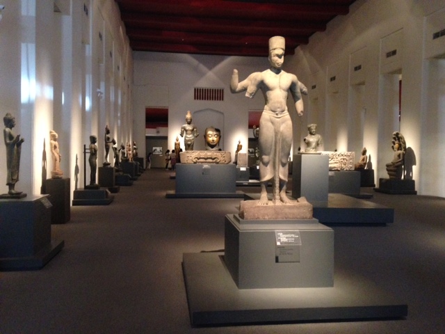 museum statues in the Bangkok national museum