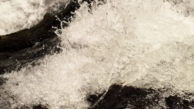 Churning water at Rheinfall, just outside of Zurich