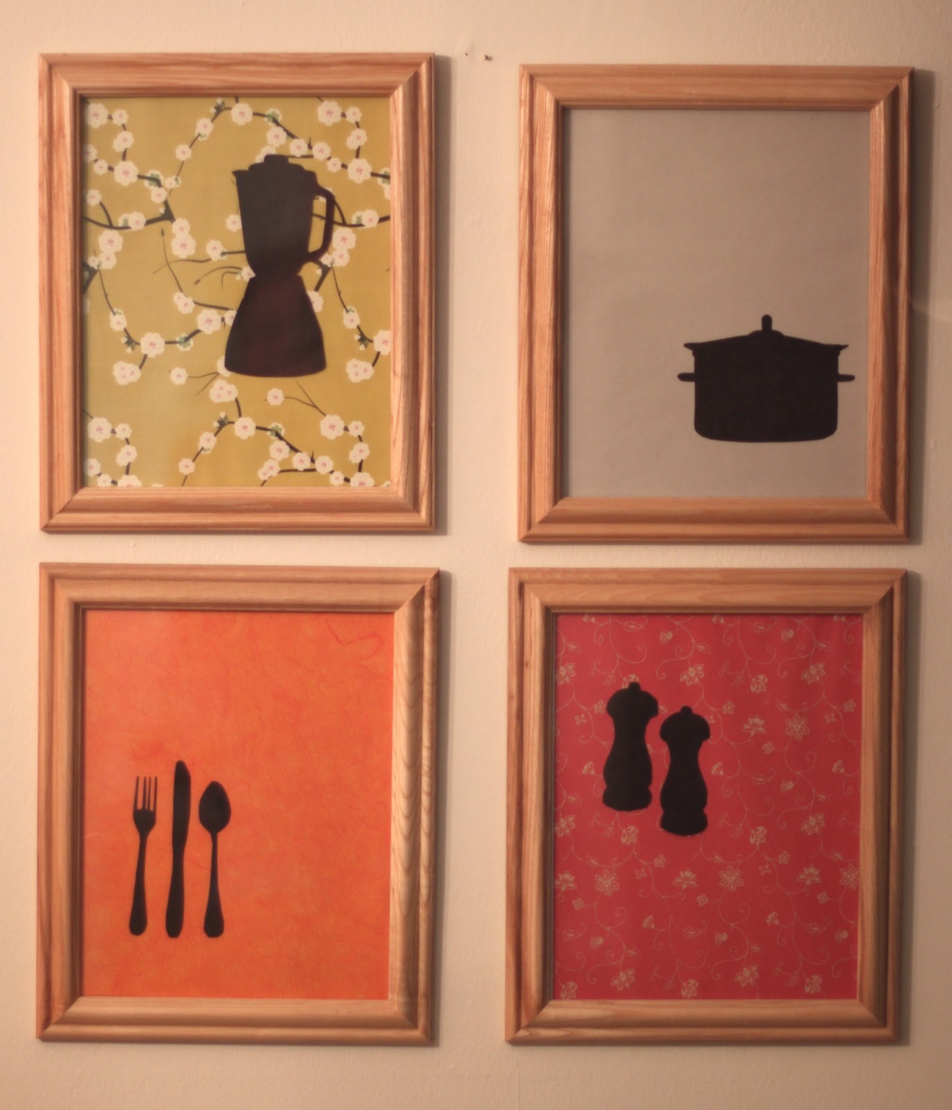 Pretty & Cozy: SILHOUETTE WALL ART