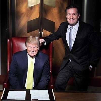 Donald Trump and Piers Morgan on All-Star Celebrity Apprentice