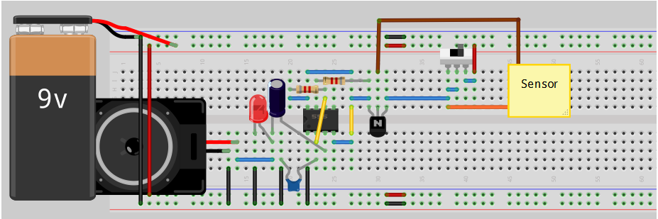 Electronic Schematic For Water Sensor