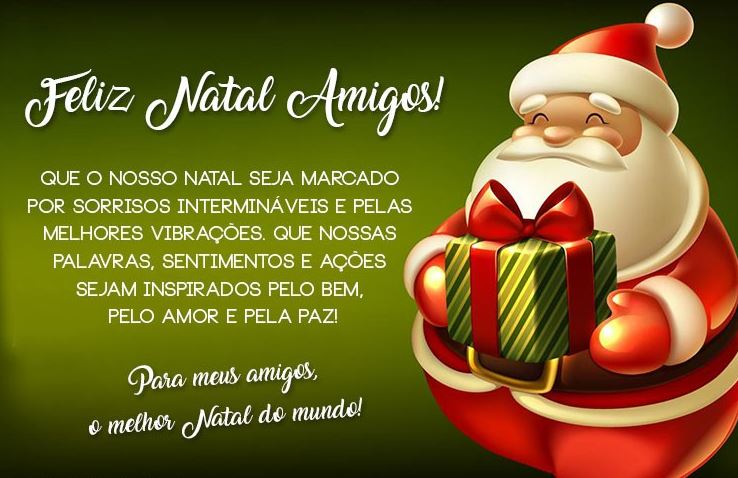 Feliz Natal Amigos Mensagem Frases Imagens Para Facebook