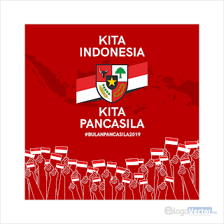 Hari Lahir Pancasila 2019 Logo vector (.cdr)