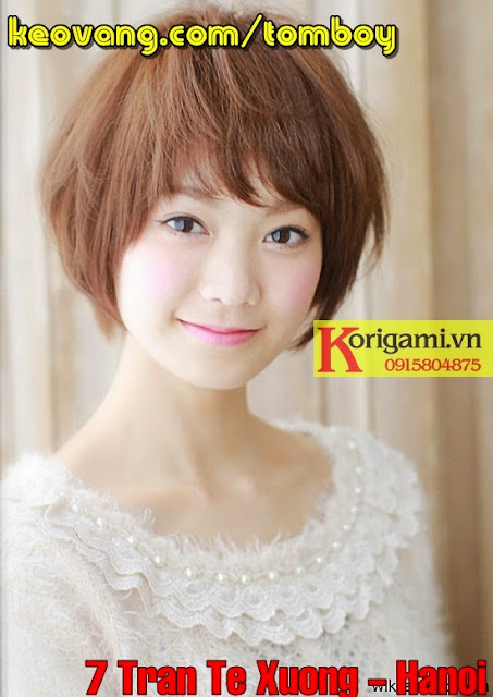 KIỂU TÓC NGẮN TOMBOY ĐẸP DÀNH CHO GƯƠNG MẶT TRÒN MŨM MĨM