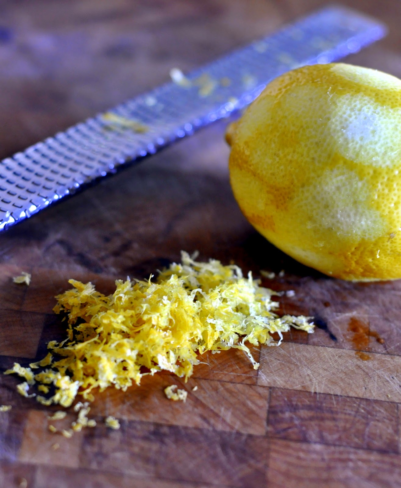 Microplane and Grated Lemon Zest | Taste As You Go