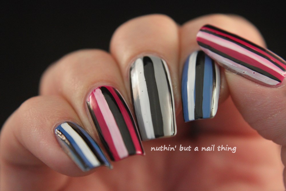 NAIL HACK: Cheat Your Way to PERFECT Stripe Nails!!