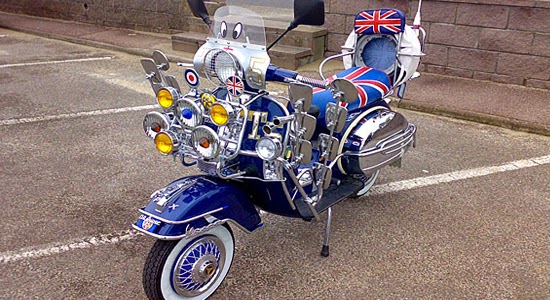 Model Gambar Modifikasi Motor Vespa Paling Keren Wilayah Daerah Indonesia