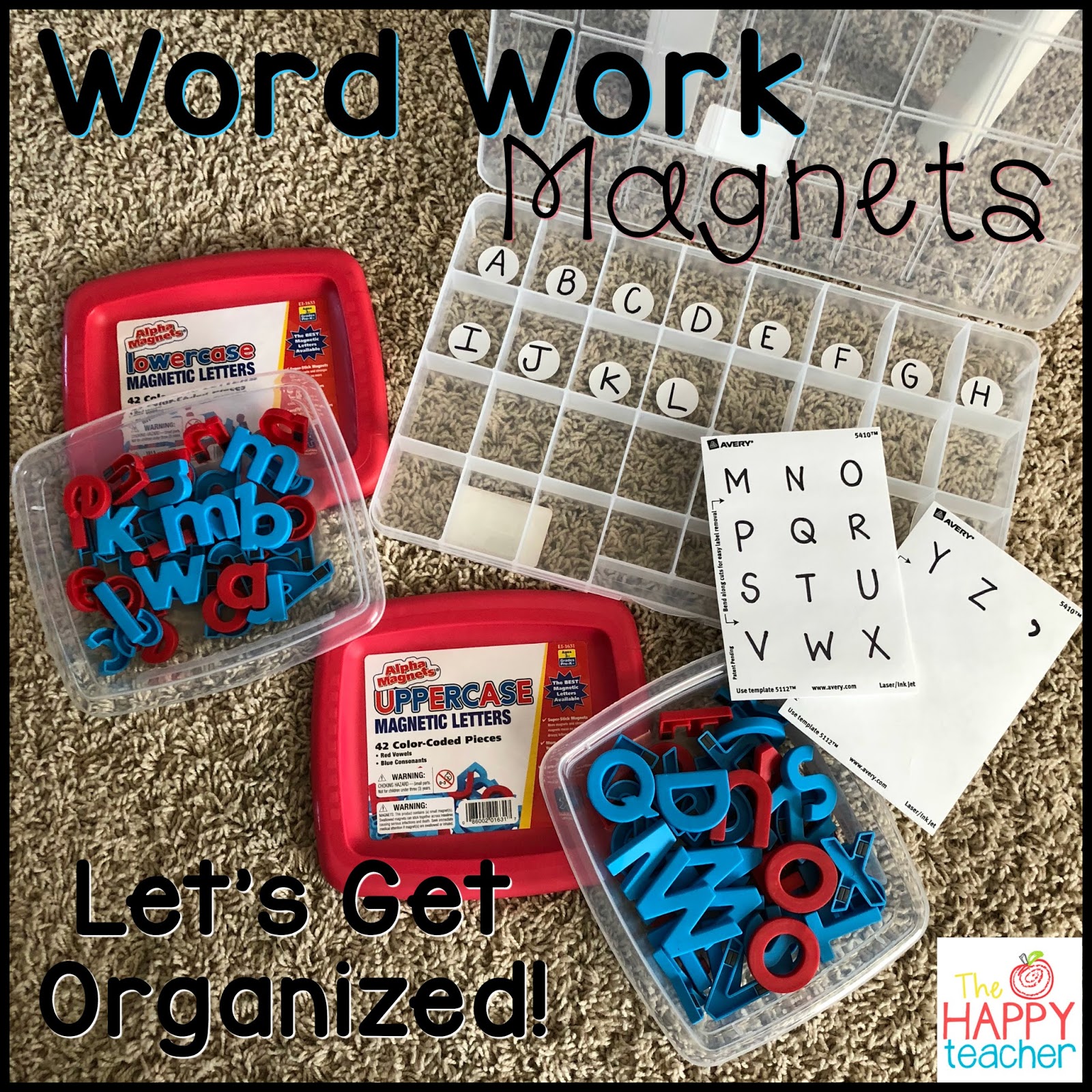 word work magnets thehappyteacher