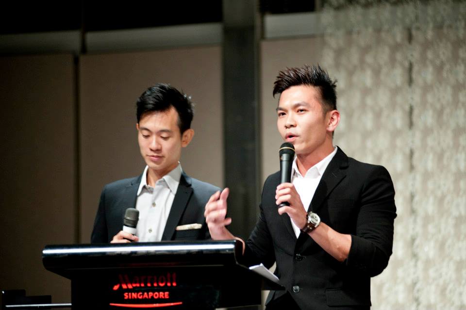 Double Image Blo Singapore Wedding Chinese English Emcee Thanks