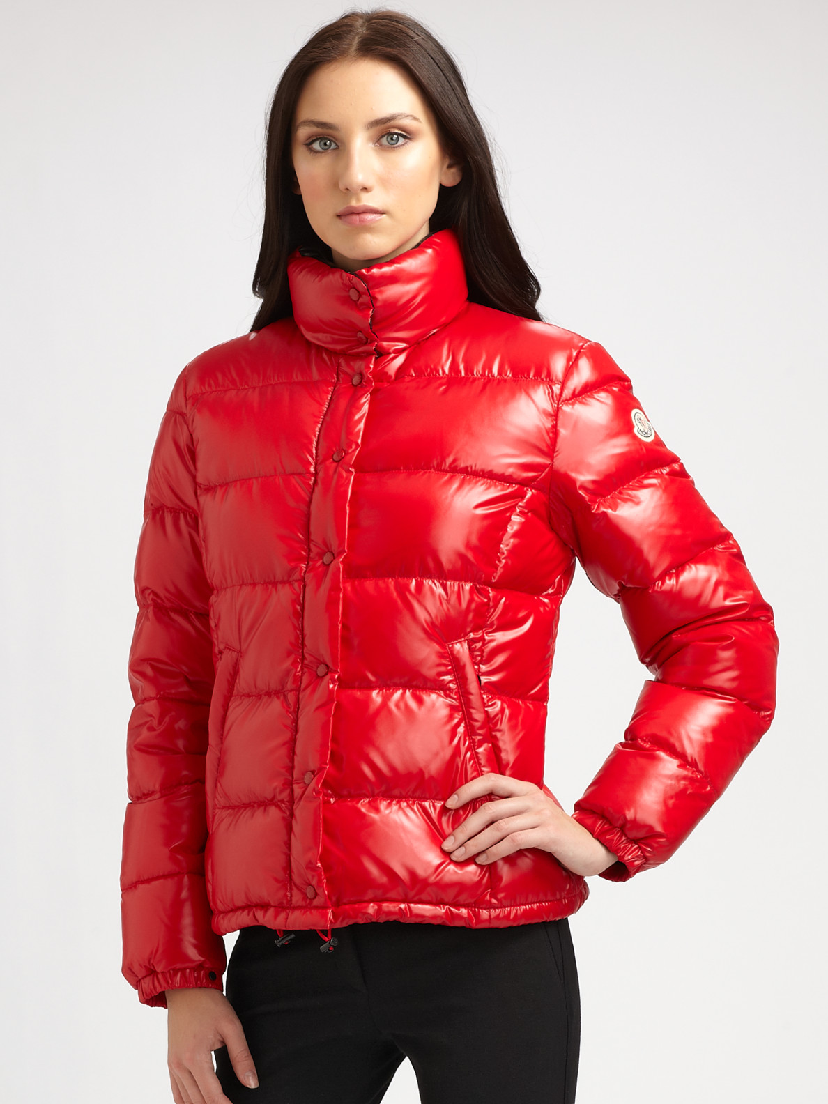 Downjacket fashion: Red Moncler Clairy