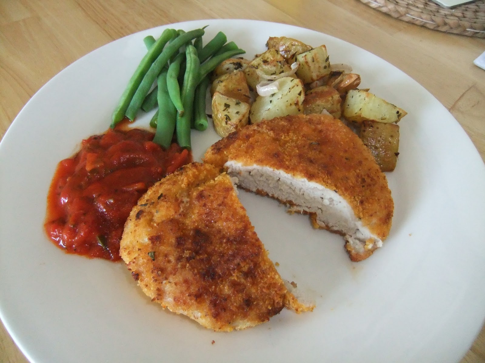 Cook Clever At Home Breaded turkey escalope with rosemary and garlic