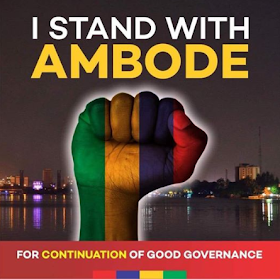 ‘I Stand With Ambode’ Poster Litters Social Media %Post Title