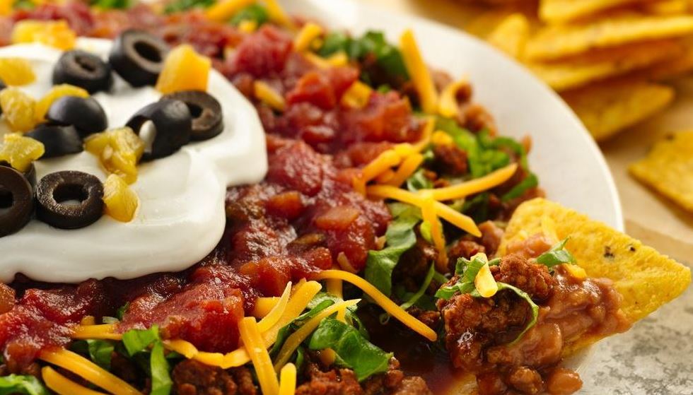 Easy Layered Bean Dip 101Recipes