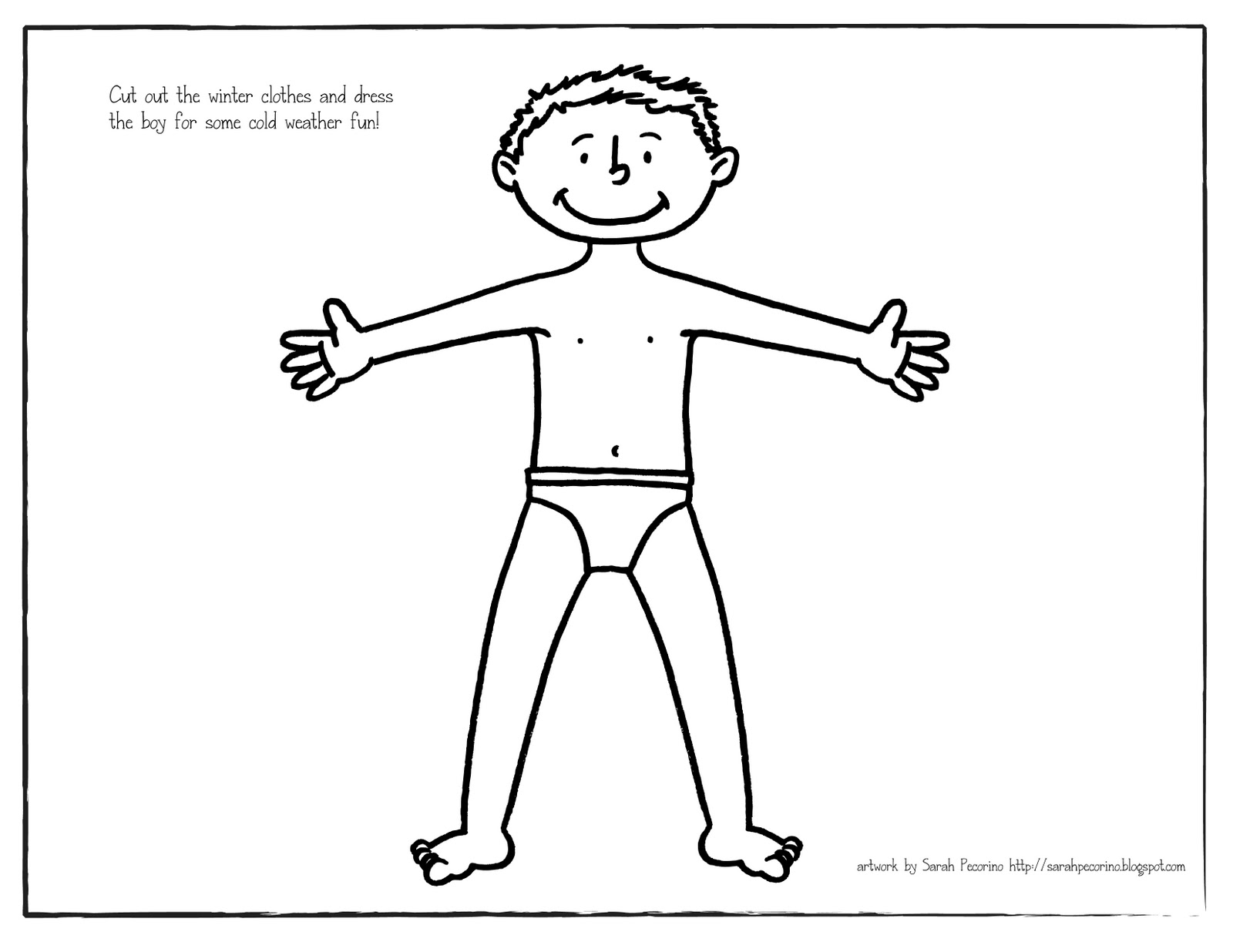 clothes worksheet clipart - photo #43
