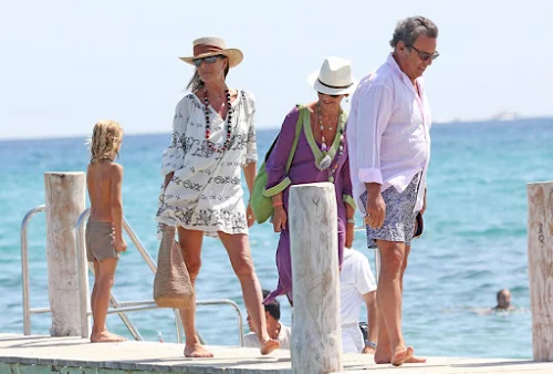 Princess  Caroline in Saint-Tropez 