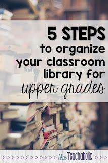 If organizing your classroom library has you in a tizzy, here are 5 easy steps to get started. My 4th grade students navigated with ease and they were able to restock books in no time with a library organized by genre.