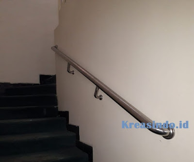 Handrail Tangga atau Pegangan Tangga pesanan Bp Sapto di Ciputat Tangerang Selatan