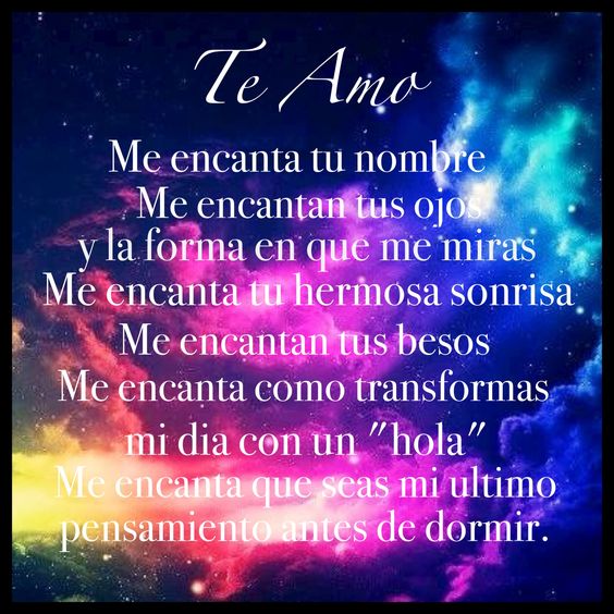 Me Encantas Mi Amor Imagenes Con Frases Imagenes Con Frases De Amor Quiero tú boca que me provoca darle mil besos quiero tu cuerpo pa' acariciarlo para disfrutarlo y decirte al oído que tú me encantas, mucho más de lo que te imaginas y quisiera pasarme la vida a tú lado por siempre a tú lado, que importa la gente si tú. me encantas mi amor imagenes con frases