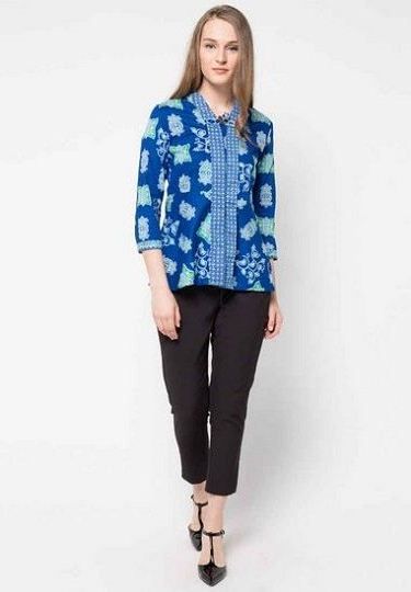Model Baju Seragam Batik Pegawai Bank Wanita Model Baju Seragam Batik Pegawai Bank Wanita