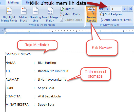 Cara Membuat Database Dengan Microsoft Excel 2007 | cara membuat formulir sederhana dengan database microsoft Cara Membuat Database Dengan Microsoft Excel 2007 | cara membuat formulir sederhana dengan database microsoft