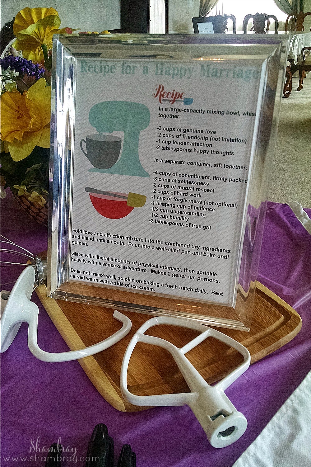 kitchen themed bridal shower