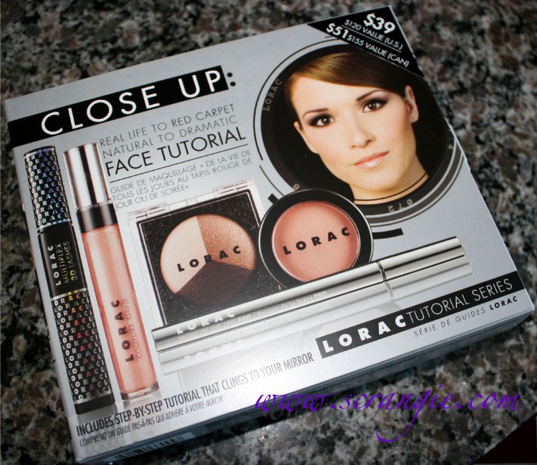 Scrangie: LORAC Close Up: Real Life To Red Carpet Natural To Dramatic Face Tutorial Kit 2011