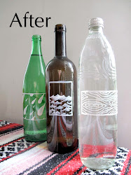 bottles water painted glass bottle paint easy container diy materials re wine empty containers recycled paperblog reuse cheap using way