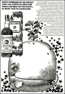 Supermercado Moby Dick - Eletroradiobraz, whisky Command, 1971.  os anos 70; propaganda na década de 70; Brazil in the 70s, história anos 70; Oswaldo Hernandez;