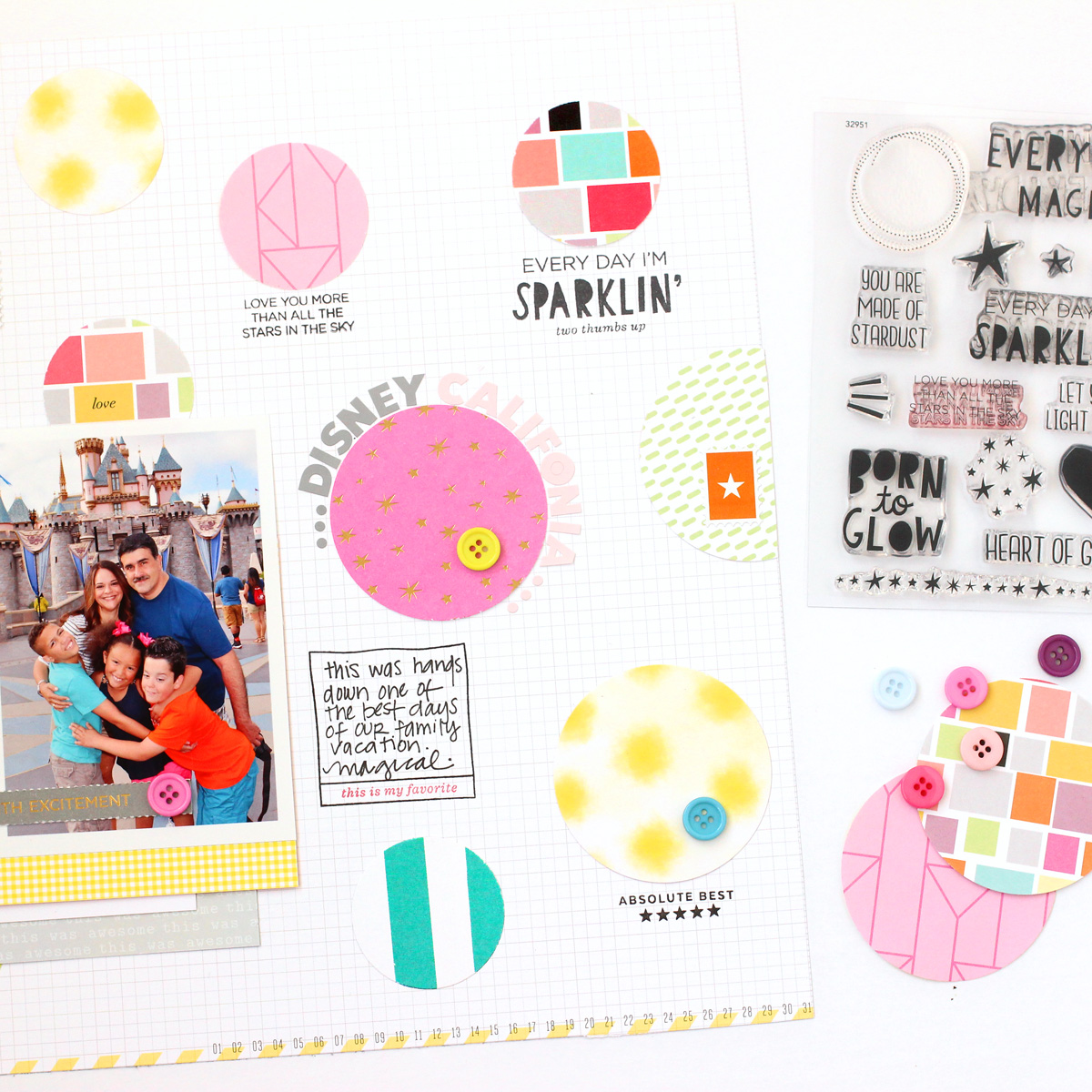 The Paper Orchard Scrapbook Process Video Stamping & Scrapbooks