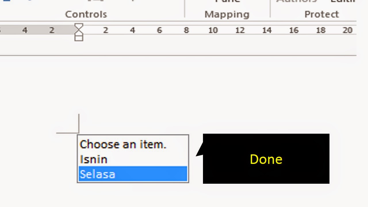 How To Create A Drop Down List In Word Leesharing
