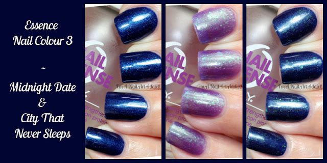 Essence Nail Colour 3 // #01 Midnight Date & City That Never Sleeps