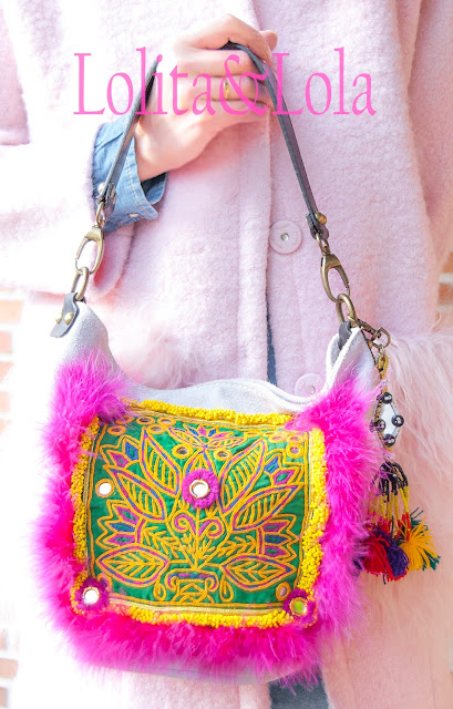 bolso handbag boho chic plumas moda complementos fashion lolitaylola bolso handbag boho chic plumas moda complementos fashion lolitaylola