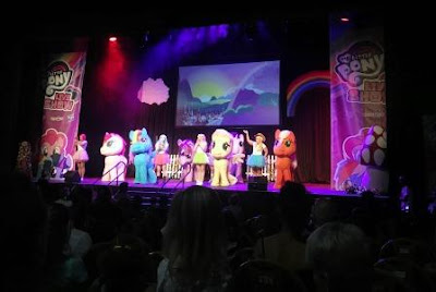 My Little Pony Live Show with MLP and Equestria Girls on stage 