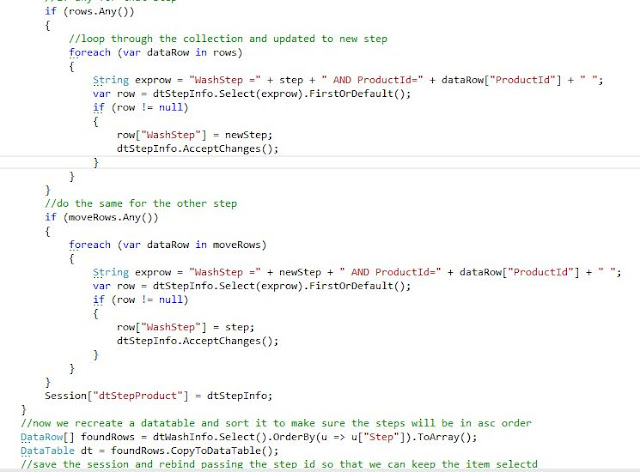 Welcome: Moving rows up and down with reordering using a list view ...