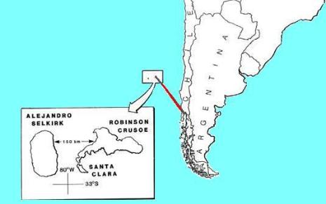 Где жил робинзон на острове. Карта острова Робинзона Крузо. Остров Хуан Фернандес на карте Южной Америки. Острова Южной Америки Робинзон Крузо.