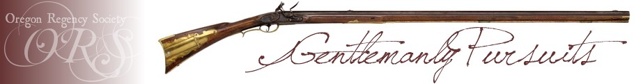 Gentlemanly Pursuits ~ Oregon Regency Society