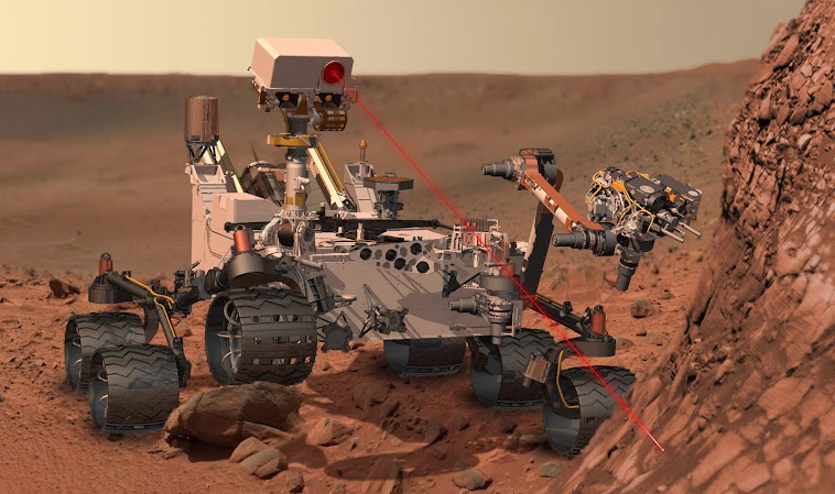 Curiosity operando (simulación)