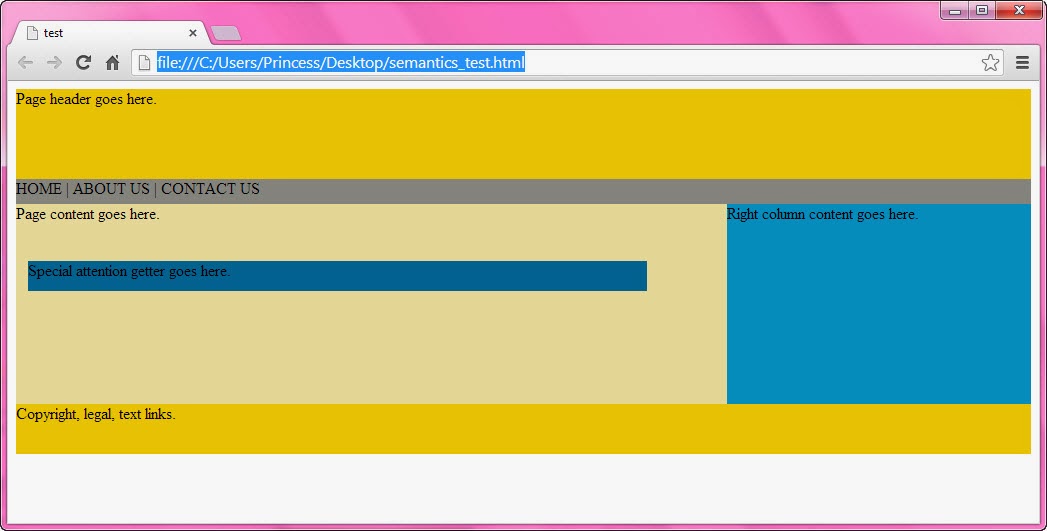 Digital Zen: Formatting HTML 5 Semantic tags with CSS 3