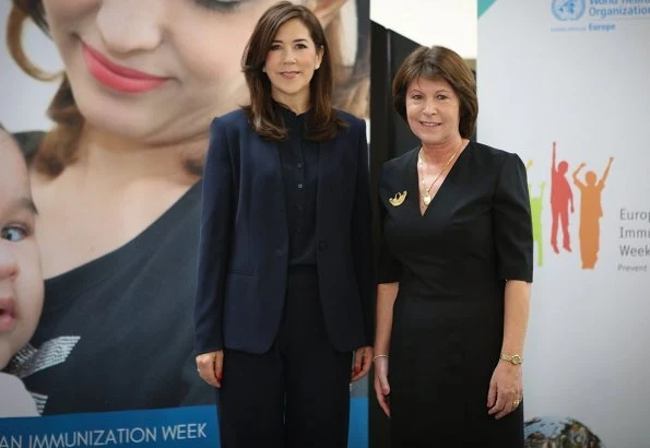 As the patron of Europe region of World Health Organization, Crown Princess Mary visited the WHO regional office