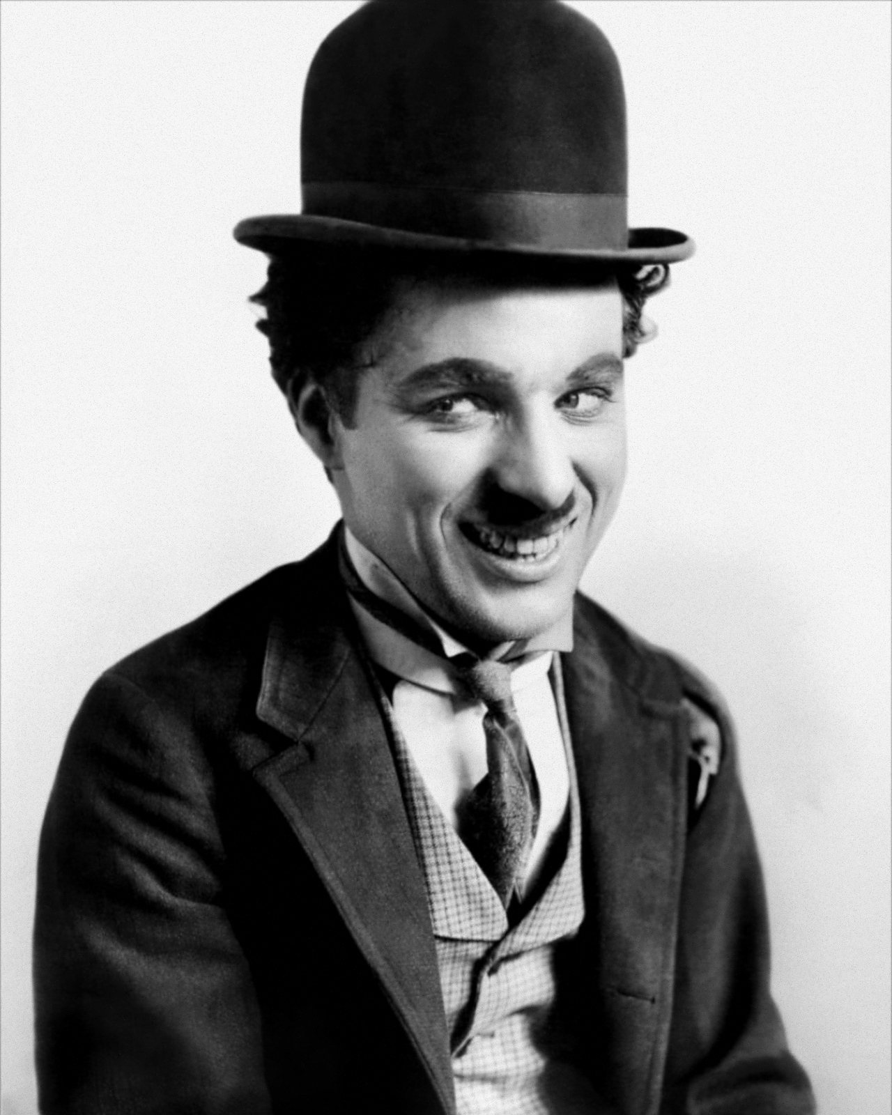 Imagen de Charles Chaplin interpretando a Charlot