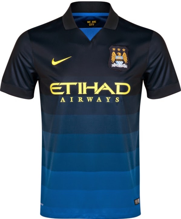 Away Kit Nike del Manchester City 2014/15