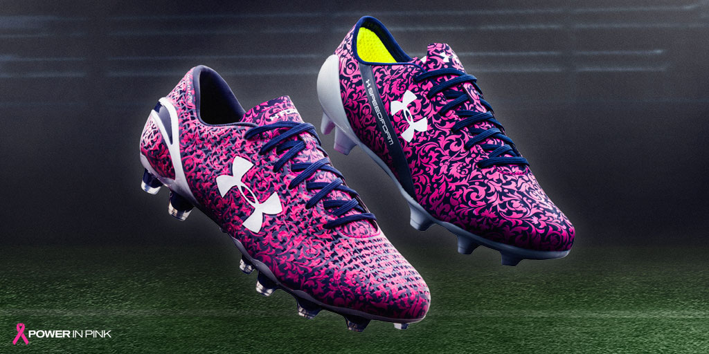 under armour pink boots