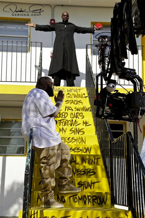 Rick Ross in Louis Spike Christian Louboutin Shoes