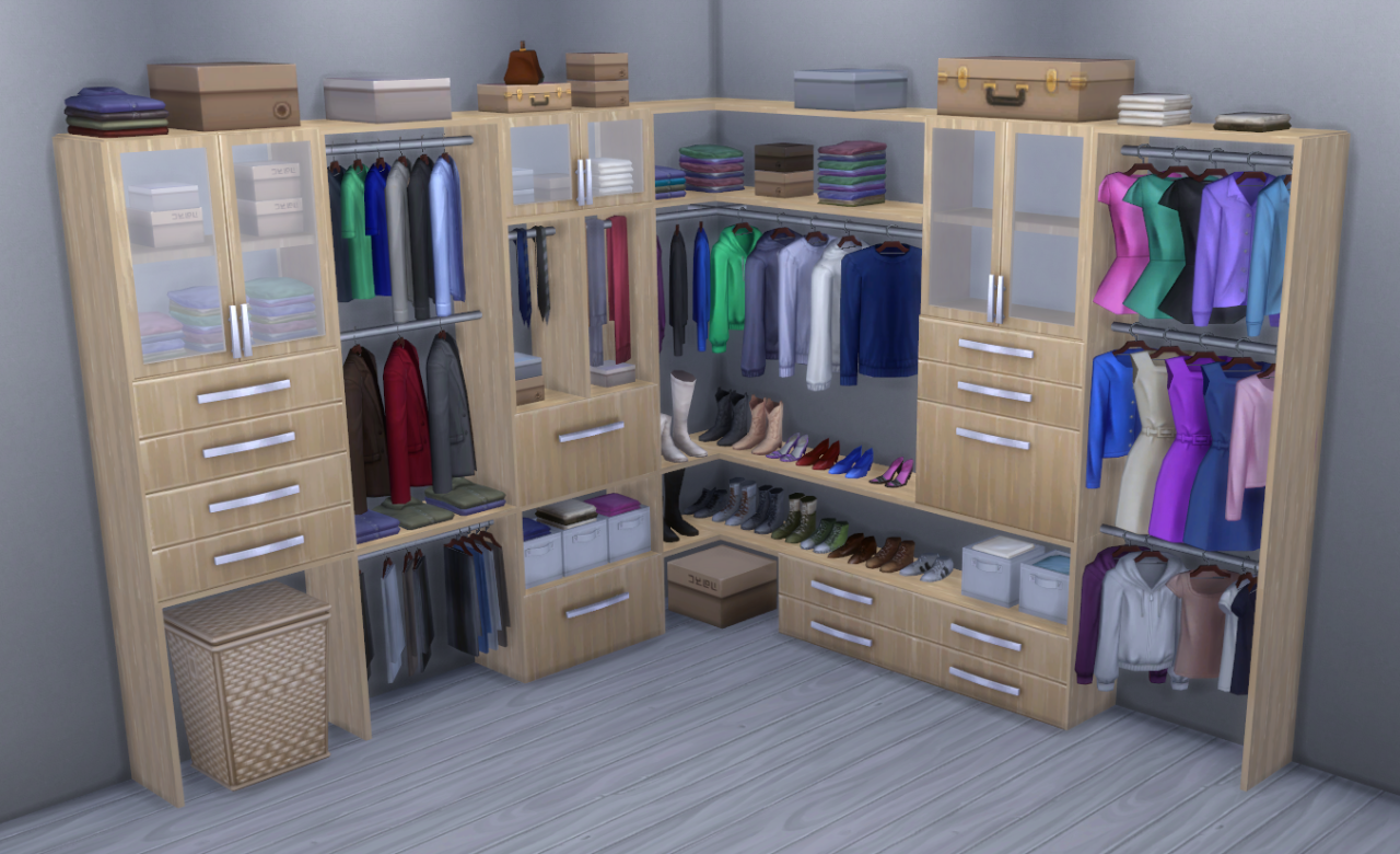 Sims 4 Closet Decor