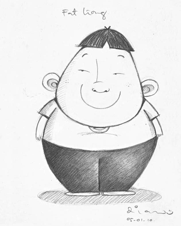 Gambarnya Aldriana: Sketsa Karakter