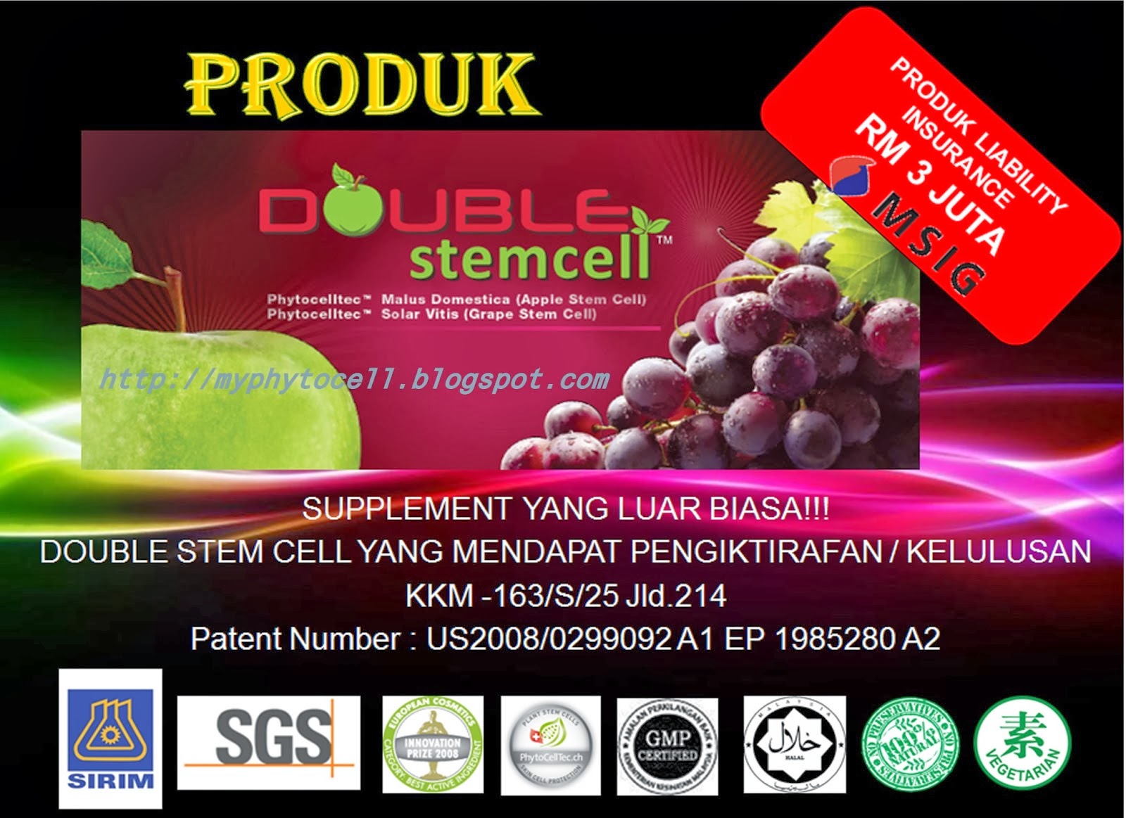 DOUBLESTEM CELL CLICK PICTURE, FREE MEMBER, INDONESIA, THAILAND, SINGAPORE & VIATNAM + DELIVERY
