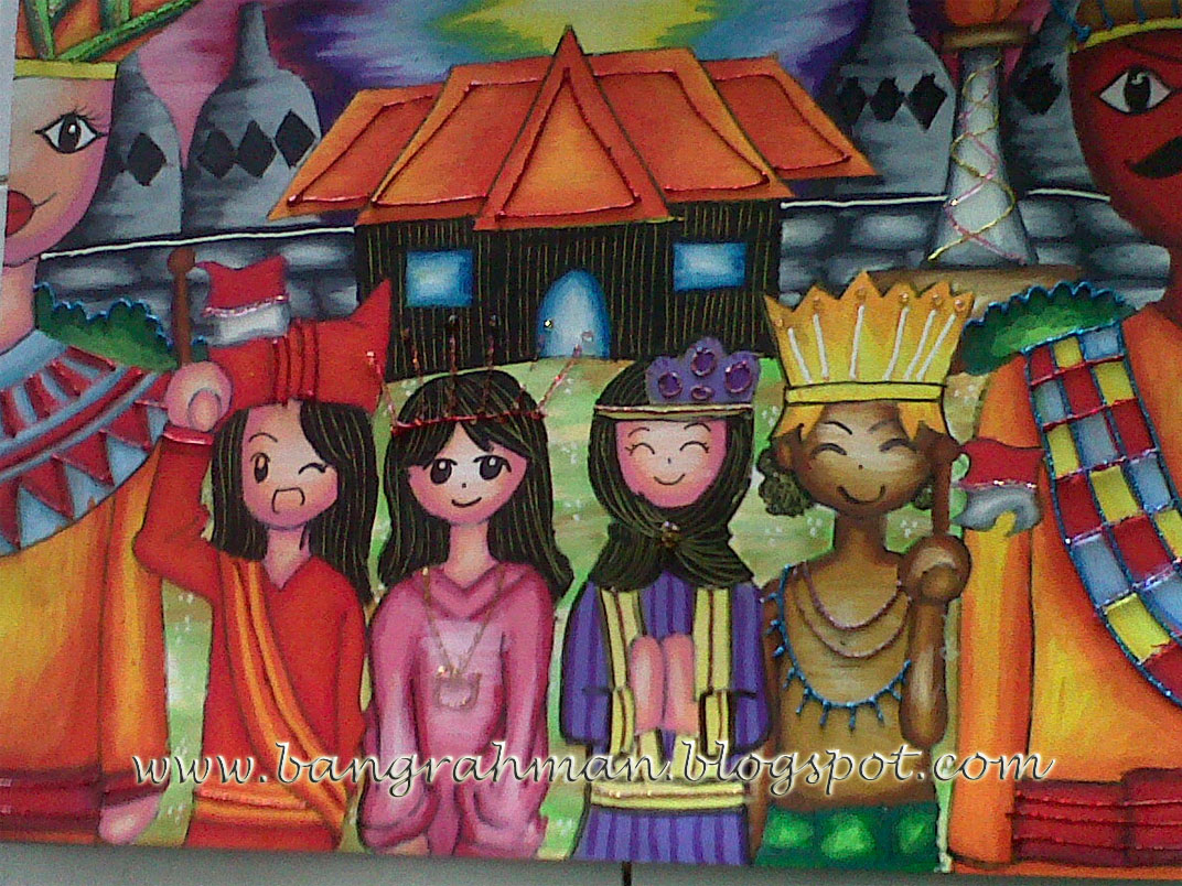 Gambar Ilustrasi Budaya Nusantara Iluszi