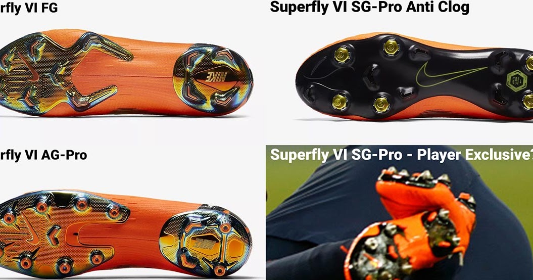 grosor alquiler olvidar SG Version Without Anti-Clog Sole Plate Only For CR7, Neymar & Co? Next-Gen  Nike Mercurial Superfly & Vapor 360 2018 Boots - FG vs AG vs SG-Pro  Anti-Clog Versions - Footy Headlines