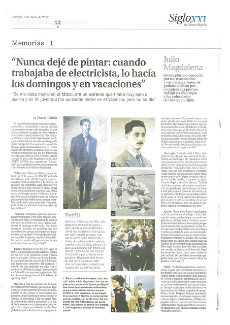 Reportaje Julio Magdalena Reportaje Julio Magdalena
