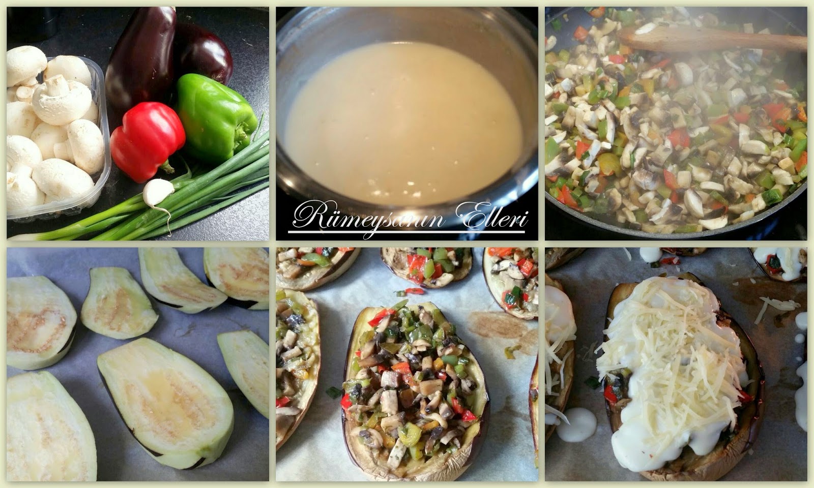 Beşamel Soslu Mantarlı Patlıcan Tarifi Beşamel Soslu Mantarlı Patlıcan Tarifi
